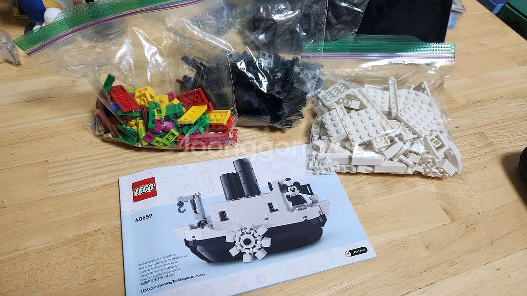 레고 디즈니 43230 월트디즈니 헌정 카메라 & 40659 미니 증기선--4