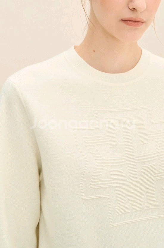 타임 엠블럼 니트 (랑방,마인,더캐시미어)--3