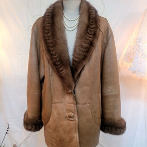 밍크퍼 양털무스탕