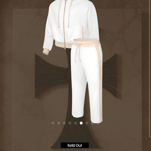 라피나토 에뚜알 트위드 트레이닝셋업 화이트48