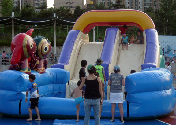 대형 에어바운스 슬라이딩--0