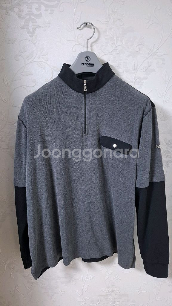 보그너 하프집업 긴팔 티셔츠 100 골프셔츠--0