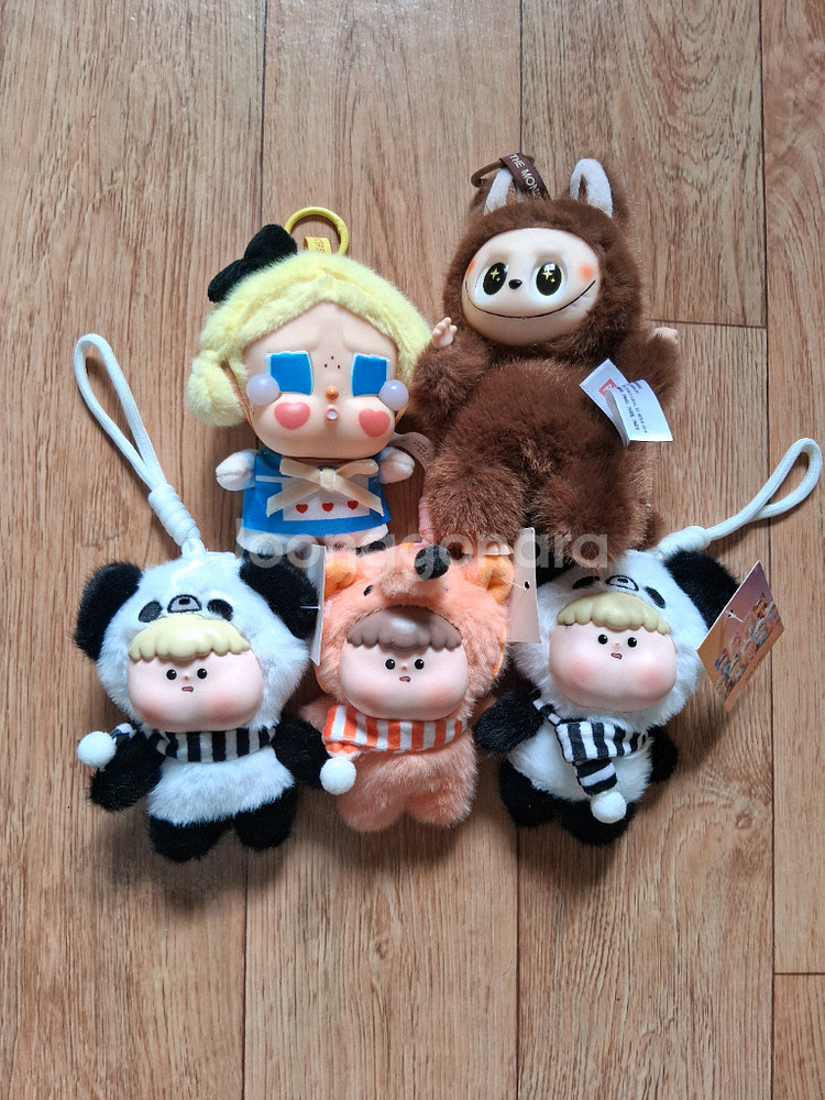 미사용 인형.5개일괄. 사진 참고하세요--0