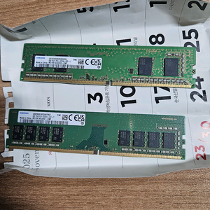 삼성 DDR4 3200 8GB 메모리 2개 세트 택포