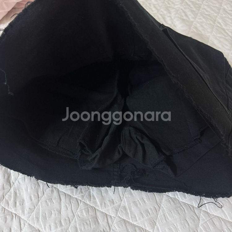 S 히프나틱 포켓스커트 블랙 속바지내장--2