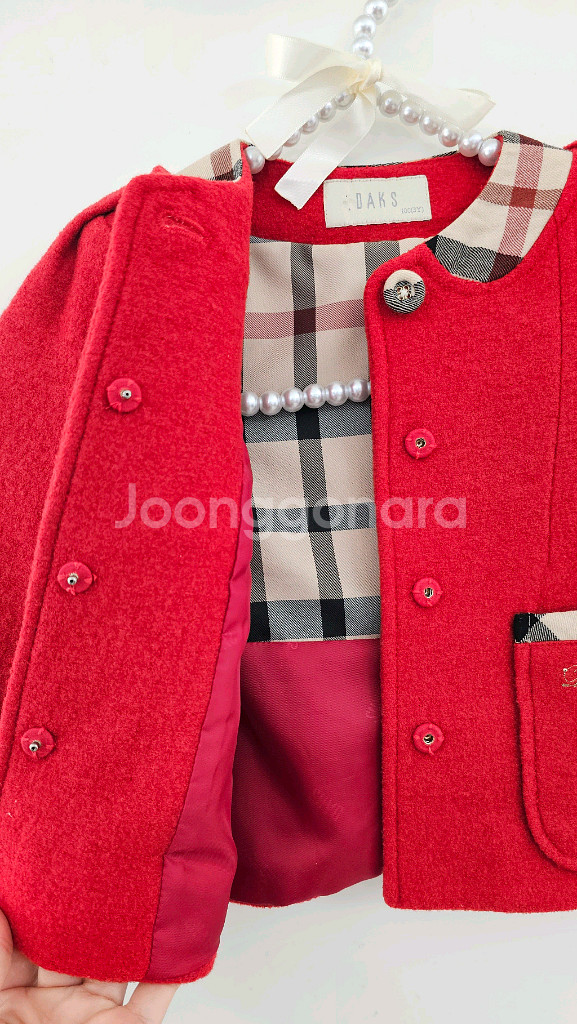 닥스키즈 모직자켓 100 3Y--2