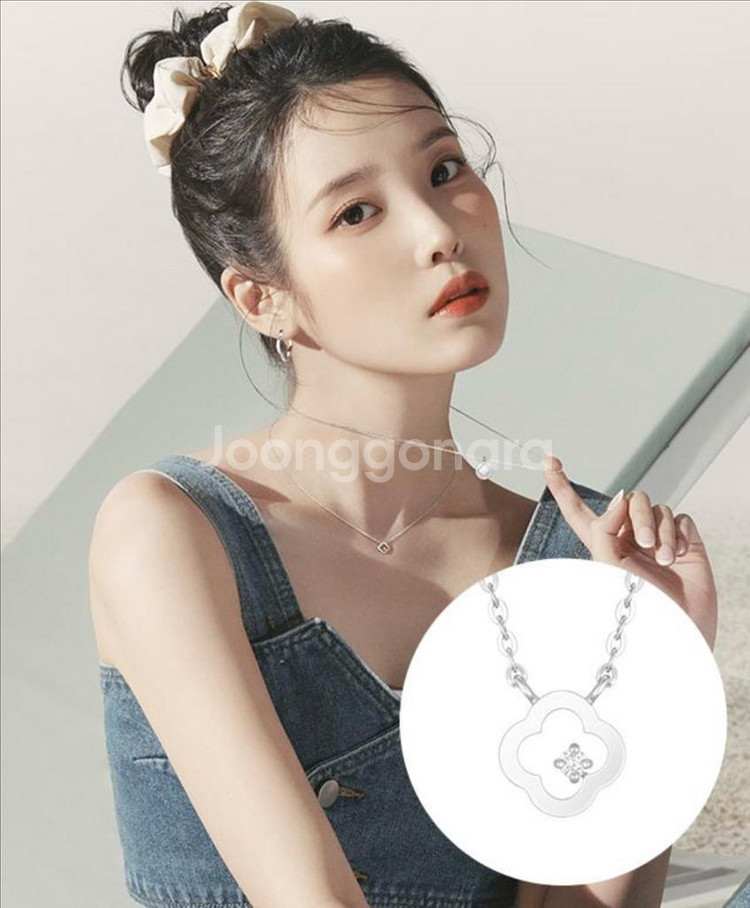 [제이에스티나]CLOVIA 14K 다이아몬드 목걸이--0