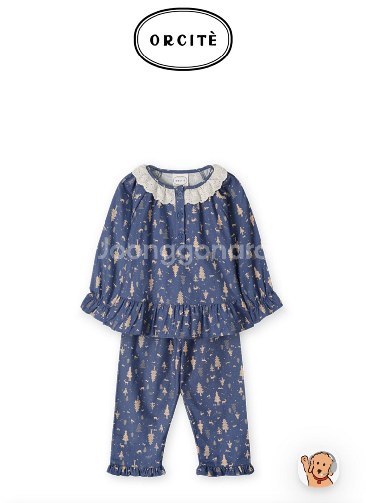 오르시떼 여아 잠옷 파자마 65--0