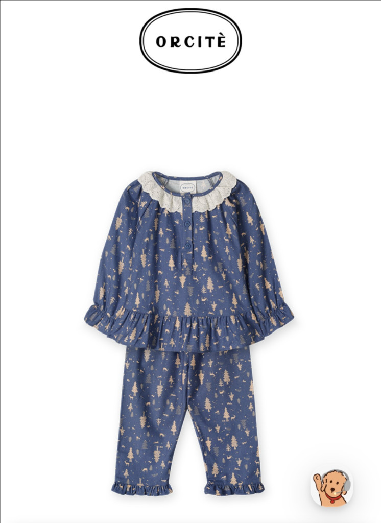 오르시떼 여아 잠옷 파자마 65 이미지