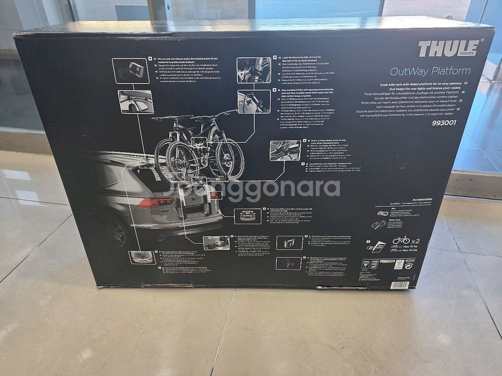 툴레 993 오토웨이 플랫폼 자전거 캐리어--0