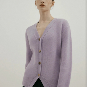 시에 버킨가디건 (연보라)