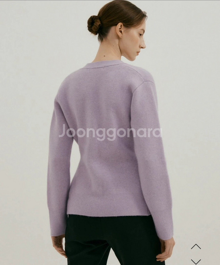 시에 버킨가디건 (연보라)--1