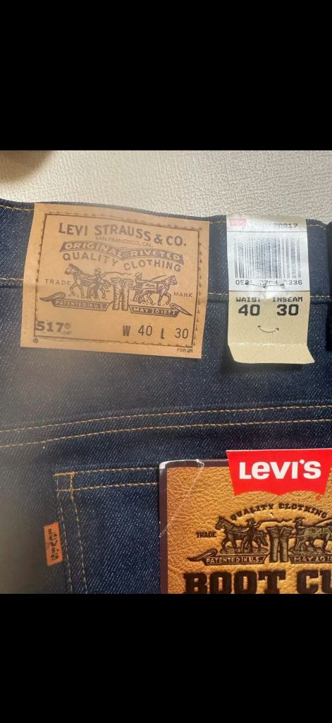 리바이스 517 데님 진 이미지