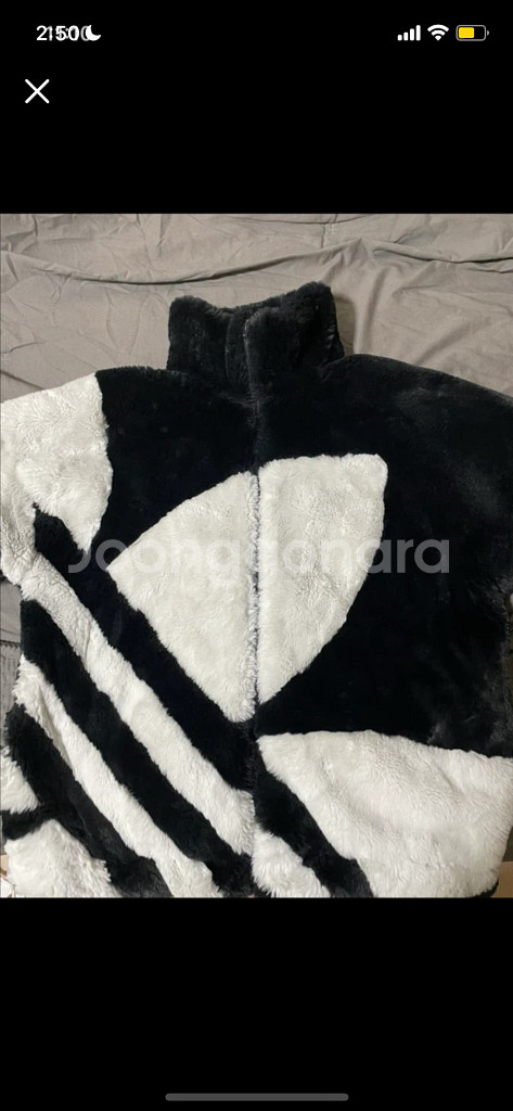 아디다스 퍼 자켓xs--0