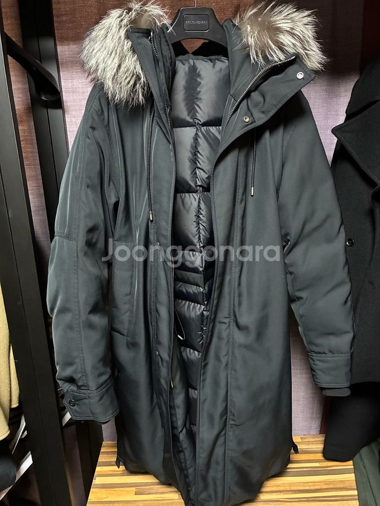 솔리드옴므 폭스퍼패딩 48사이즈(1회 착용)--0