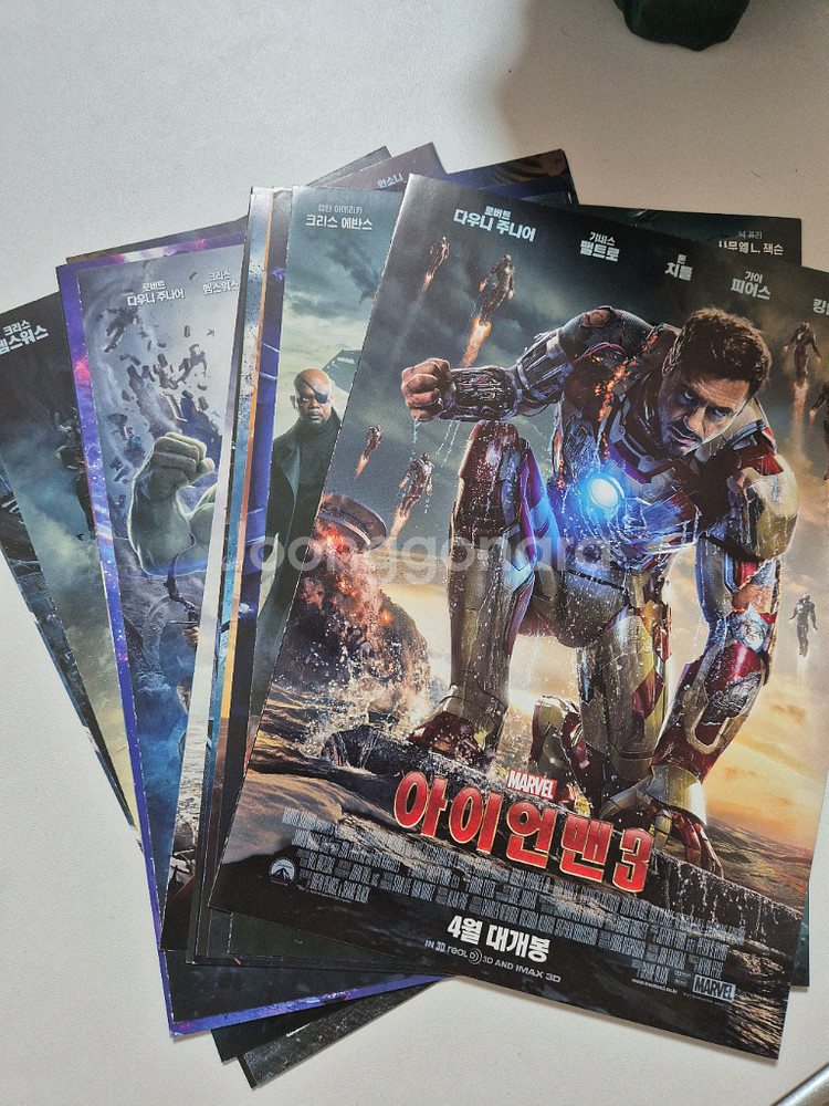 MARVEL) 마블 영화팜플렛, 전단지 14종 일괄--0
