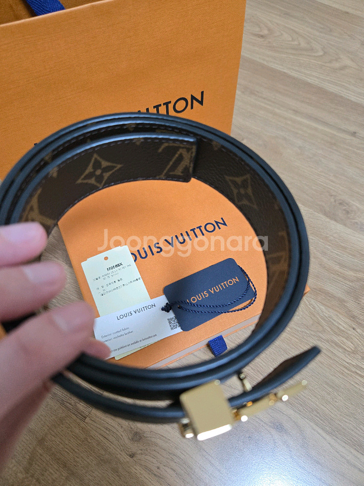 루이비통 리버서블 벨트 75사이즈--2