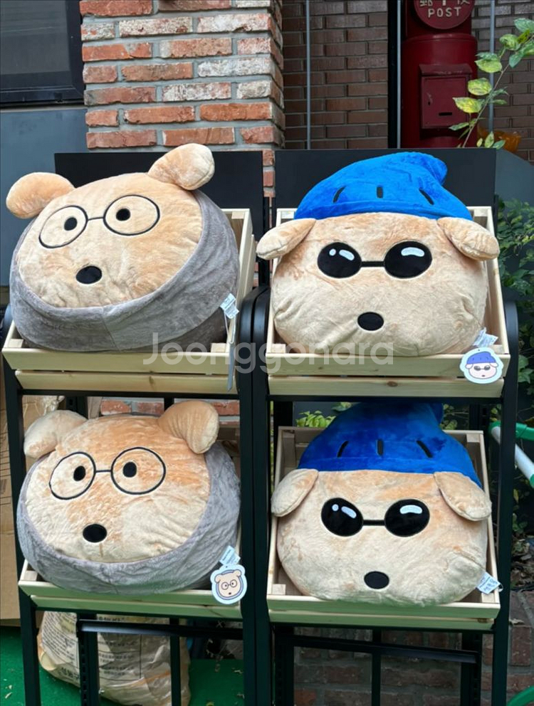 [깜자]후드버전 페이스쿠션(새상품)--1