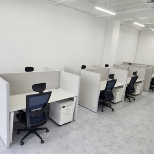 오피스 사무실책상 사무용가구 화이트 서울강남전시장