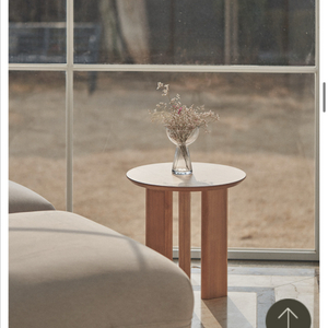 슬로우알레 블랑 원목테이블 400