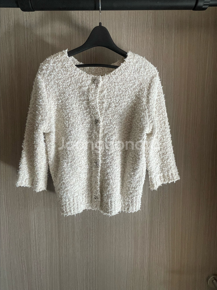 마인 니트 가디건_한섬, 타임, 더캐시미어, 래트--5