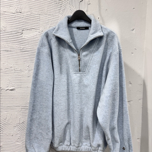 다이애그널 플리스 하프집업티