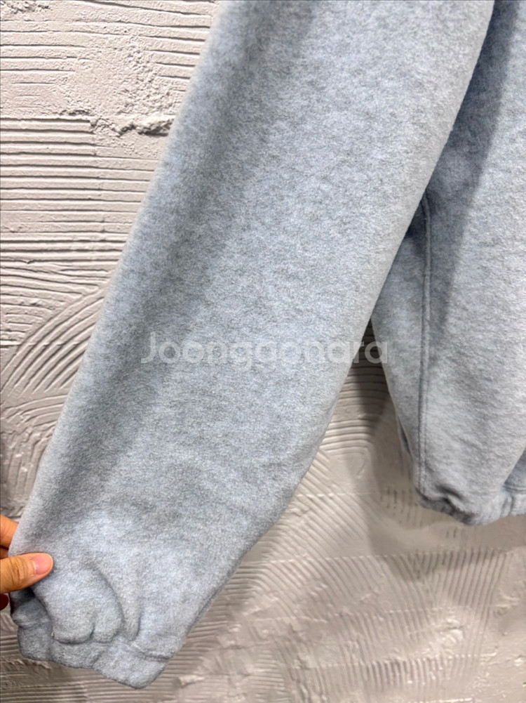 다이애그널 플리스 하프집업티--3