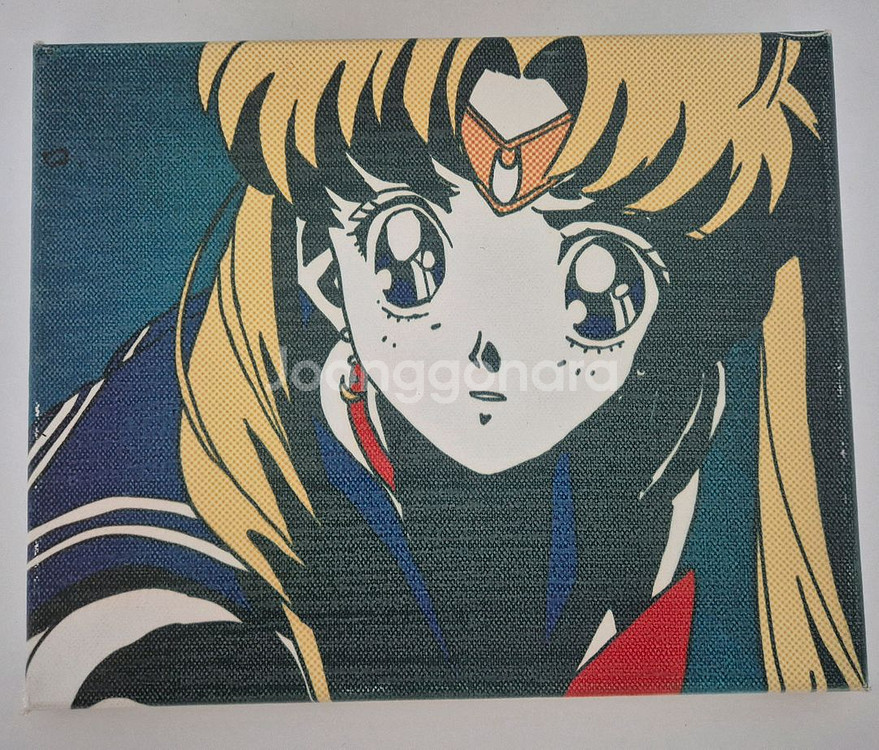 세일러문 빈티지 캔버스 액자--0