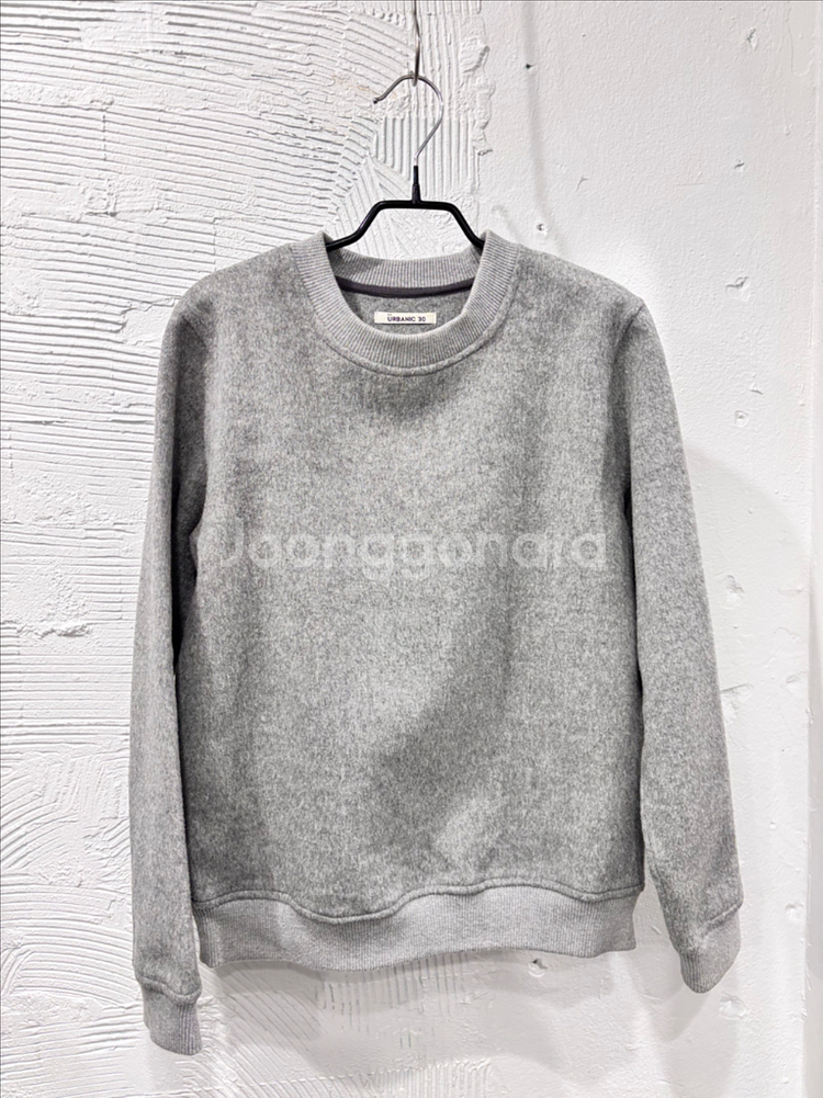 얼바닉 그레이 울맨투맨--0