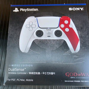 PS5 듀얼센스 갓오브워 20주년 리미티드 에디션