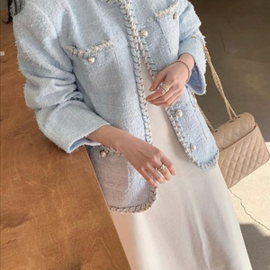 바이씨니 테이프 트위드 자켓