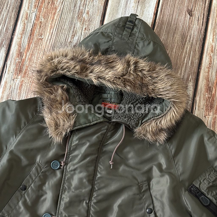 유나이트카 by 버즈릭슨 N3B 자켓 올리브 색상 L사이즈--3