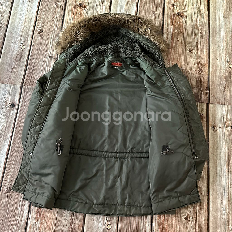 유나이트카 by 버즈릭슨 N3B 자켓 올리브 색상 L사이즈--5