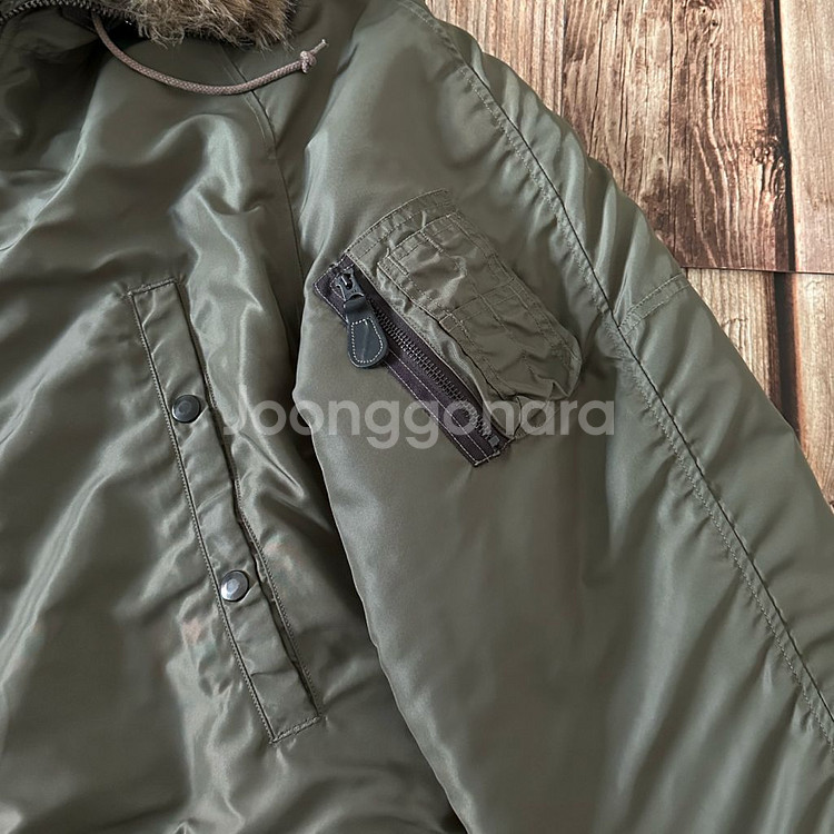 유나이트카 by 버즈릭슨 N3B 자켓 올리브 색상 L사이즈--7