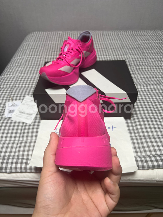 270 아디다스 아디제로 아디오스 프로 4 쇼크 핑크 제로 메탈릭--5
