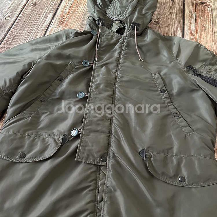 유나이트카 by 버즈릭슨 N3B 자켓 올리브 색상 L사이즈--13