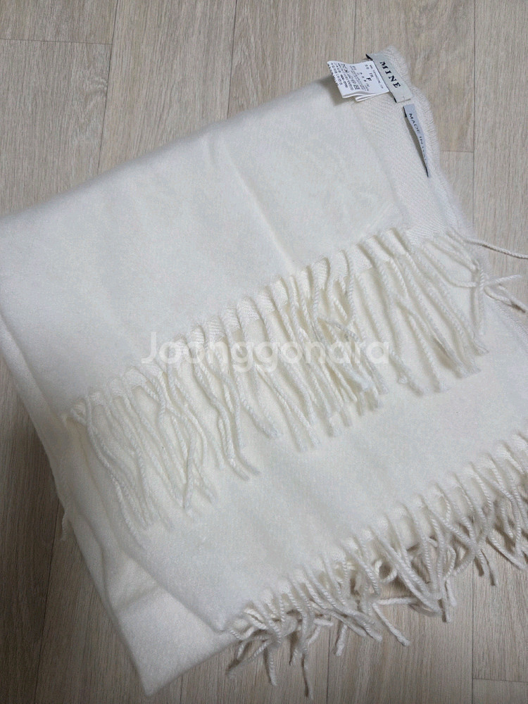 마인 울 프린지 머플러 랑방 타임 더캐시미어 시스템--5