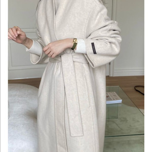 오케이플레이스 캐시미어 울 코트 (아이보리)