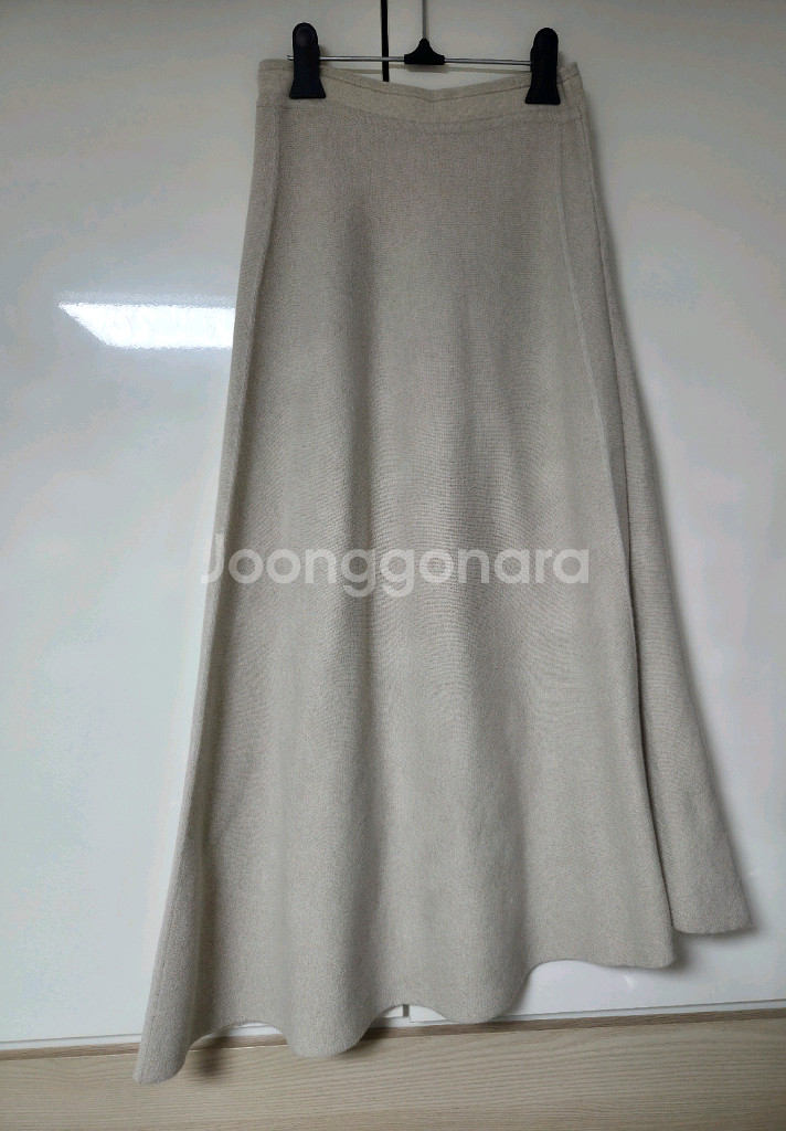 타임 캐시미어 블렌드 니트 스커트 랑방 마인 더캐시미어--4