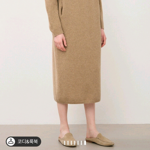 더캐시미어 캐시미어 모크넥 드레스 랑방 마인 타임