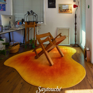 세이투셰 리퀴파이드 그라디언트 러그 하트러그 옐로우 라지사이즈 (210사이즈)