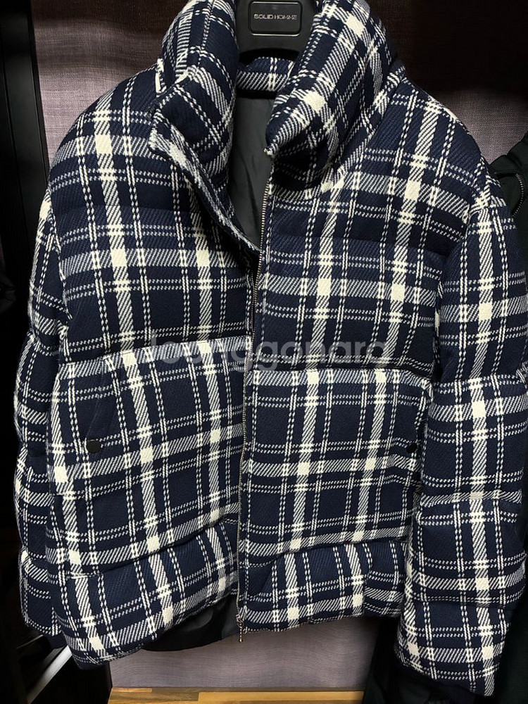 시스템옴므 체크패딩--0