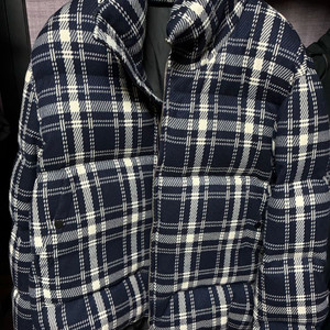 시스템옴므 체크패딩