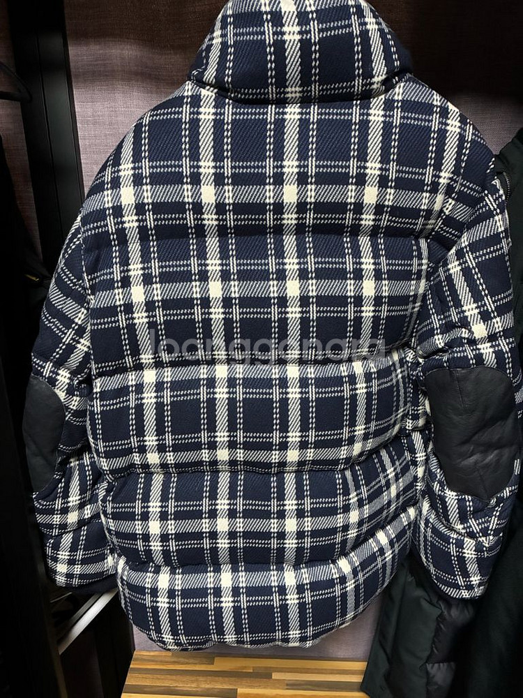 시스템옴므 체크패딩--1