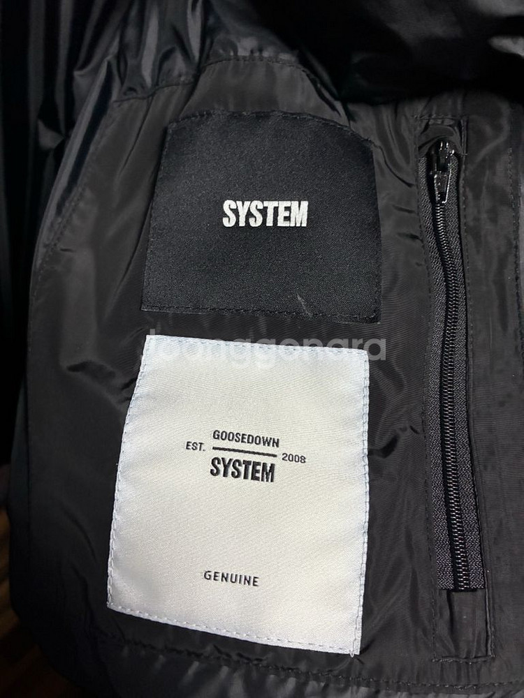 시스템옴므 체크패딩--3