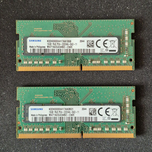 삼성 노트북 DDR4 16GB 메모리 2개 (32gb) 일괄판매