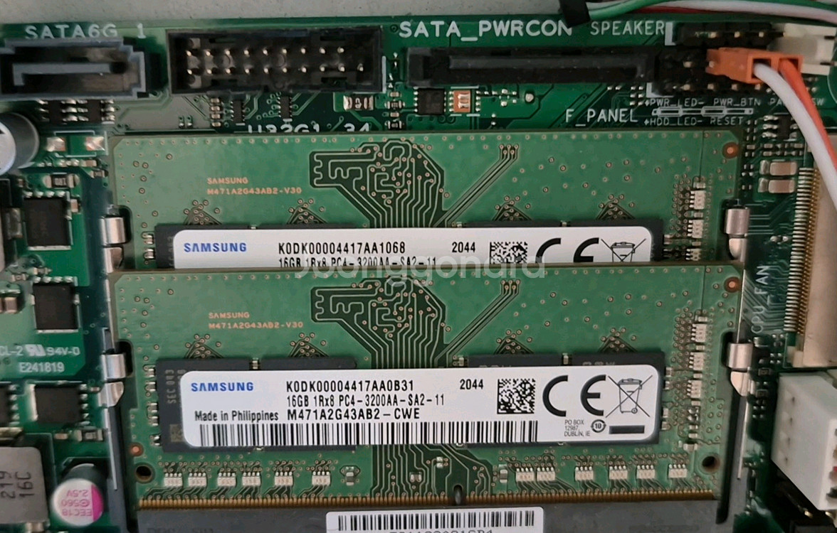 삼성 노트북 DDR4 16GB 메모리 2개 (32gb) 일괄판매--4