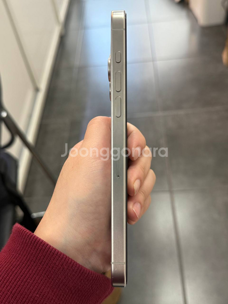 풀박스)아이폰15프로맥스 화이트 256GB/89%--6