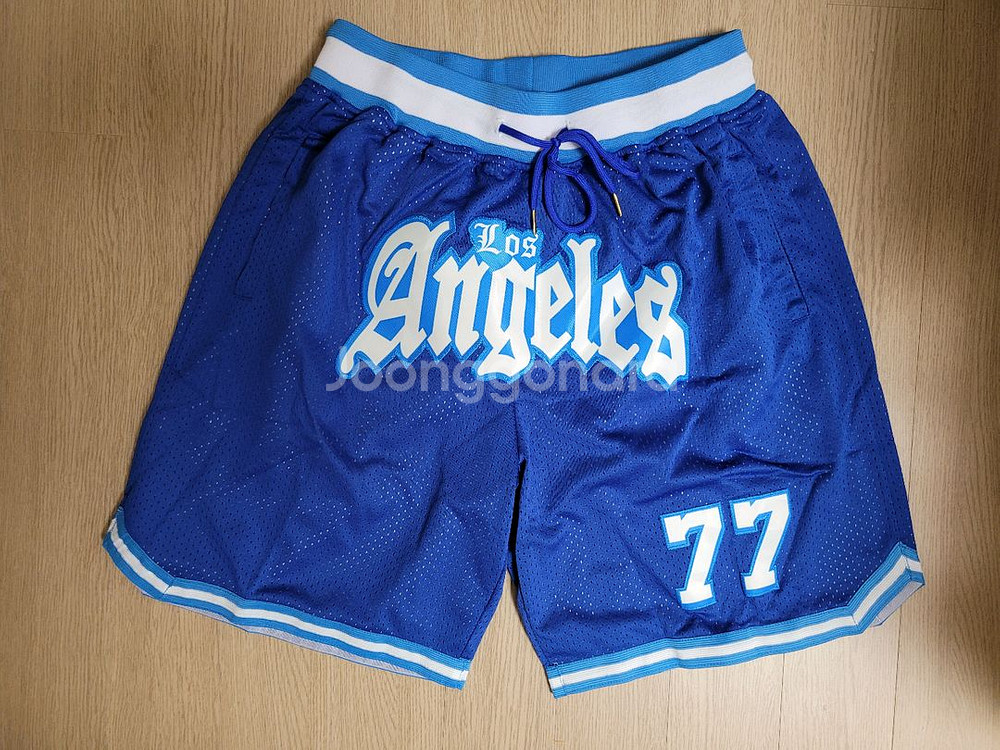 레이커스 돈치치 쇼츠 L사이즈 블루 새제품 3만원--0