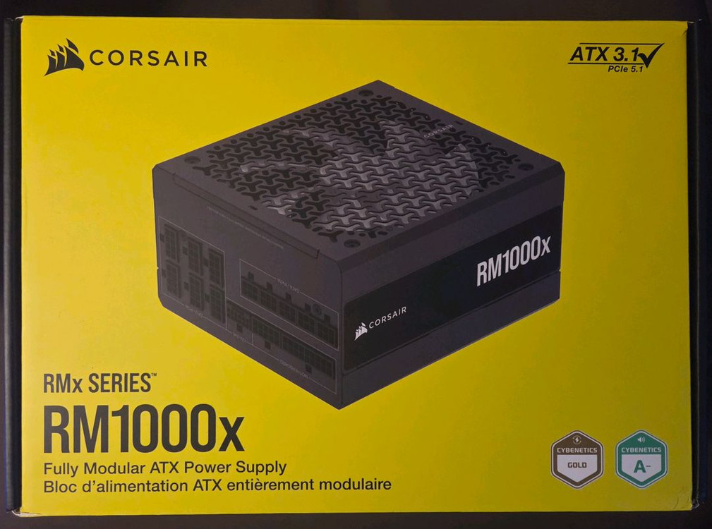 커세어 RM1000X 플레티넘 1000W 파워--0